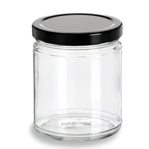 9oz 270ml Panelled Straight-Sided Glass Jar for Jams, Jelly, Preserves and Spices