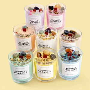A03MT White Matt Glass Jar Eco friendly Scented Candle Handmade Personalized Logo Yoga Meditation Home Decoration