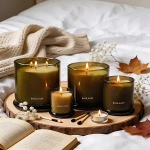 AIKUN Premium Gift Box Private Label Aromatherapy Candle Bedroom Decor Calm Gentle Atmosphere Soy Wax Scented Candle