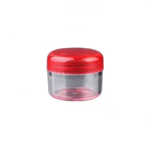 Acceptable Customer Logo Preform Empty Cosmetic Clear Plastic Jar With Lid