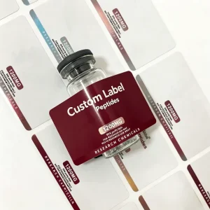 Adhesive Printed Labels for 2ml 5ml 10ml Peptide Bottles Custom Slimming Health Glass Plastic Bottle Sticker