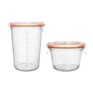 Airtight Glass Jar for Dry Food Snack and Candy Storage Factory Direct