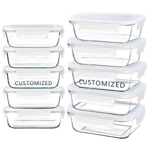 Airtight High-Borosilicate Glass Food Storage Container