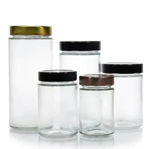 Airtight Wide-Mouth Glass Canister for Pickles, Jam, and Food Storage