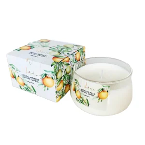 All-Natural Soy Wax Handmade Eco-Friendly Long-Burning Scented Candle in Glass Jar