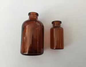 Amber 10ml 30ml Capacities with Screw Cap Seal for Perfume Oils and Other Liquids Glass Moulded Bottle