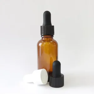 Amber Empty Glass Dropper Essential Oil Bottle 1oz 2oz 10ml 15ml 30ml 50ml 100ml