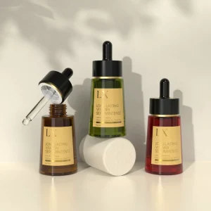 Amber Glass Dropper Bottle 30ml for Essential Oil and Serum