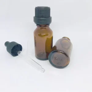 Amber Glass Dropper Bottle for Essential Oils, 5ml 10ml 15ml 30ml