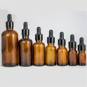 Amber Glass Dropper Bottles 5ml to 100ml