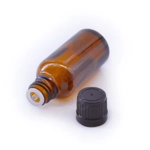 Amber Glass Essential Oil Bottle 10ml 30ml 50ml Empty Refillable Orifice Reducer Oil Glass Bottles
