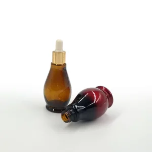 Amber Glass Refillable Dropper Bottle for Essential Oils