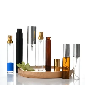Amber Perfume Spray Bottle Glass Perfume Bottles 10ml 20ml 30ml Clear Perfume Sample Spray Bottle