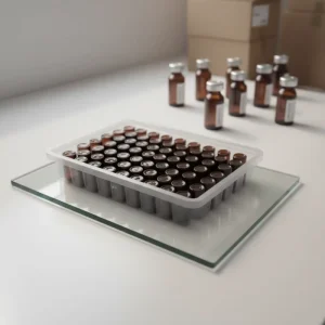 Amber RTU Sterile Vials 2ml 6ml 10ml PP Tray Packed for Direct Use