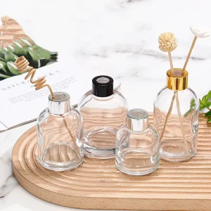 Aroma Oil Glass Bottle 100ml 150ml 200ml 220ml clear Glass Essential Oil Bottles with Screw Cap
