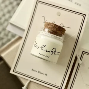 Aromatherapy Candle Scent Sample Travel Size Handmade Glass Jar