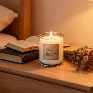 Aromatherapy Soy Wax Glass Jar Scented Candle
