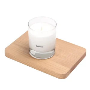 Artisan Soy Wax Clear Glass Candle Jar for Aromatherapy Candles