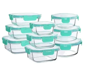 BPA-Free Glass Food Storage Containers with Lids