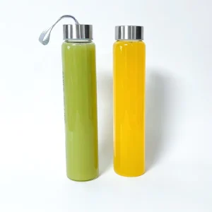 BPA-Free Leak-Proof Borosilicate Glass Bottle 300ml 10oz with Airtight Lid