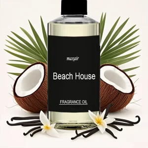 Beach House 500ml Hotel Collection Aromatherapy Diffuser Coconut Leaf Coconut Oil Clove Essential Oil
