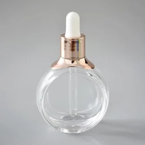 Beauty High Quantity Luxury Colorful Empty Container Cosmetic Packing Cycle Factory Support Glass Dropper Bottle