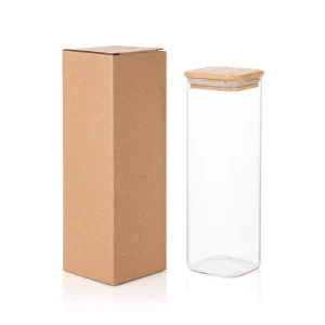 Best Borosilicate Glass Food Storage Containers Jars Airtight Clip on Lid Camping Portable Eco Friendly Kitchen Use