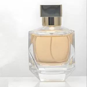 Best-selling Glass Perfume Bottle 50ml Transparent Multi-sided Rhombic Glass Empty Perfume Bottle