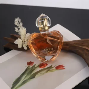 Best selling Luxury Perfume Bottle Heart shaped 100ml Refillable for Ladies’ Perfume