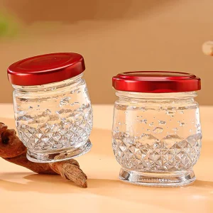 Bird’s Nest 100ml High Temperature Resistant Food Grade Glass Bottle with Plastic Cap Screen Printed Empty Jar Manufacturers