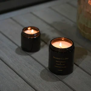 Book-Shaped Lemon Scented Candle in Tin Spring Fragrance Aromatherapy Candle