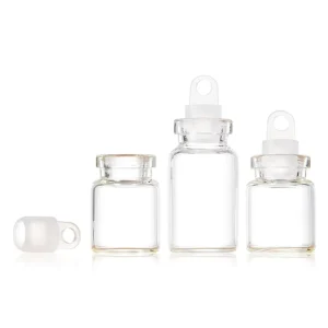 Borosilicate Glass Empty Clear Pharmaceutical Injection Vial with Silicone Screen Printing