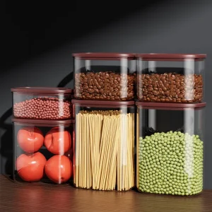 Borosilicate Glass Storage Containers for Coffee Beans Snacks and Pasta Vacuum sealed Airtight Jars Direct From the Factory