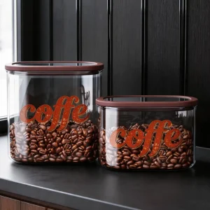 Borosilicate Glass Storage Containers with Moisture Proof Seals (600 900 1500 ML) Direct From Manufacturer
