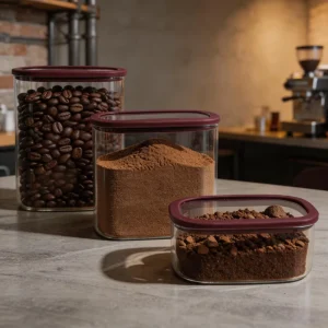 Borosilicate Square Airtight Glass Jars for Fresh Storage with Lids Direct From the Manufacturer