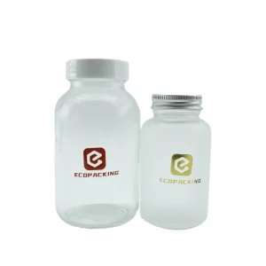 Brown 150ml 200ml Glass Bottle for Vitamin Tablets, Pills, and Capsules