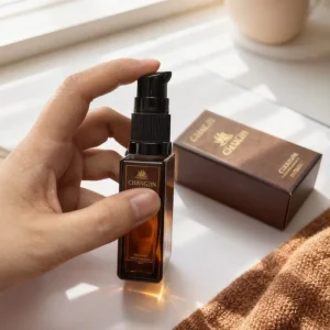 Brown Cosmetic Glass Pump Bottles 15ml 50ml 100ml