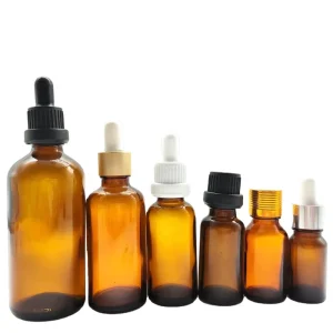 Brown Glass Oil Bottles 5ml, 10ml, 15ml, 20ml, 30ml, 50ml, 100ml