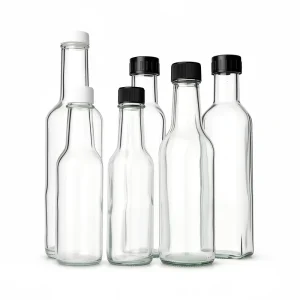 Bulk Custom Printed Glass Sauce Bottle With Customer Own Artwork for Global Distributors