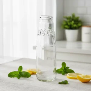 Bulk Customized Glass Jars 500ml 600ml Screw Cap Textured Surface Design for Kitchen Food Packaging Storage Honey Candy