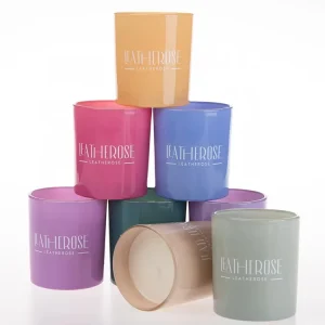 Bulk Personalized Luxury Scented Glass Jar Candle