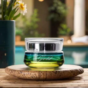 CA 10473 Skin Care Glass Bottle and Face Cream Jar Packaging Containers