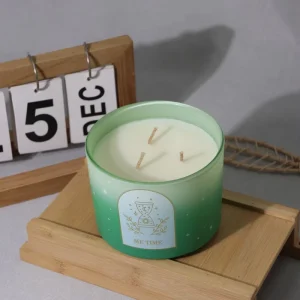 C&H Bulk Custom Handmade Natural Health Soy Wax Candle Glass Candle Jar Amoratherapy Scented Candle for Wedding Party Decor