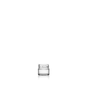 CILINDRICO MONODOSE GLASS JAR 33ML to 43 REG