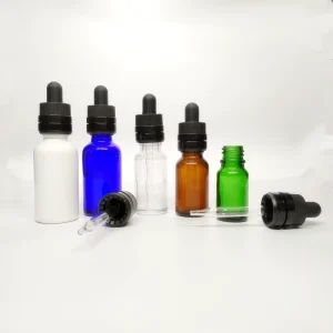 CR Child Resistant Safety Dropper Essential Oil Glass Bottle