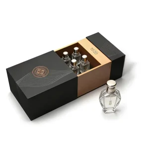 Candle Empty Glass Bottle Cosmetic Paper Box Packaging 30ml 50ml 100ml Custom Print Perfume Bottle with Box