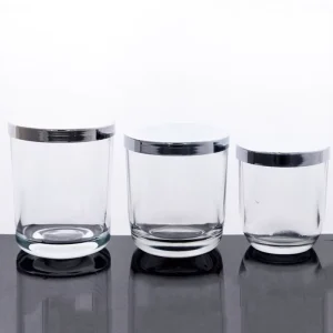 Candle Making Container Glass 3oz 4oz 5oz 6oz 8oz 10oz 11oz 13oz 16oz 30oz Round Bottom Candle Vessels Empty Glass Candle Jars