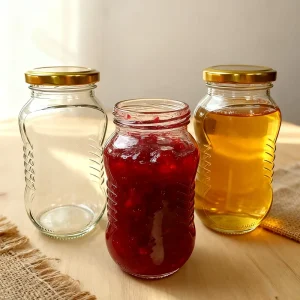 Canned Food Jam Pickles Canning Jars Honey or Butter Jars Glass 190ml 200ml Honey Jar Packaging