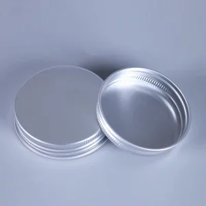 Cap with Iron Screw for Jars Cans Aluminum & PET Plastic Capsules Metal Sealing Glass Bottle Closures Bottle Cap Lids