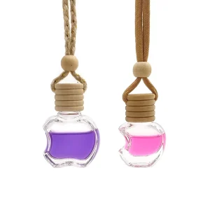 Car Aromatherapy Pendant Hanging Perfume Empty Glass Bottle 10ml Aroma Diffuser